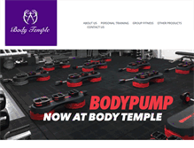 Tablet Screenshot of bodytemple.com.sg